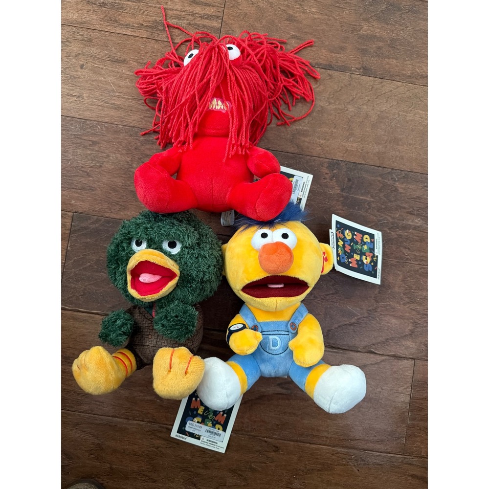 Kidrobot Don't Hug Me I'm Scared DHMIS Plush Set Red Guy Yellow Guy Duck NWT
